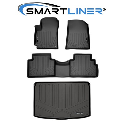 SMARTLINER Custom Fit Floor Mats Cargo Trunk Liner OEM TPE 2020-2025 Kia Soul