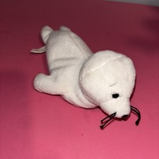 Ty Beanie Babies  Seamore  the White Seal, 1st Generation Tush Tag