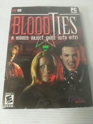 Blood Ties PC CD Computer Complete Video Game 2008 No Manual tested ~ #188