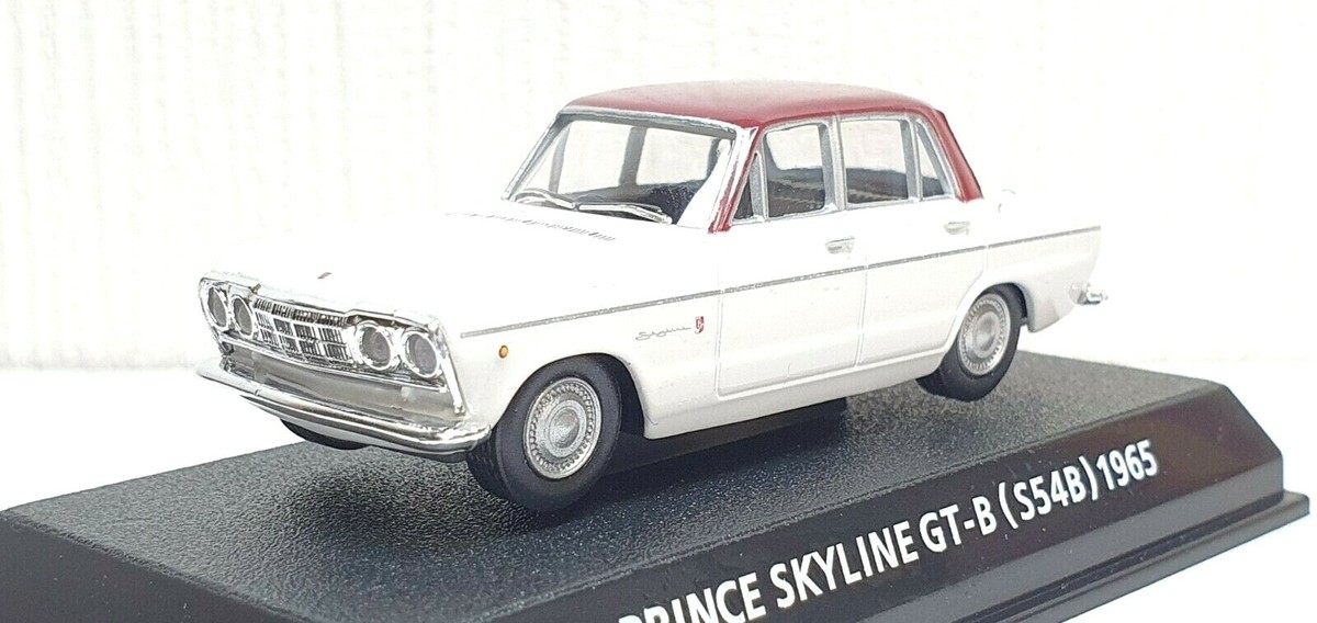1/64 Konami 1965 NISSAN PRINCE SKYLINE GT-B WHITE diecast car