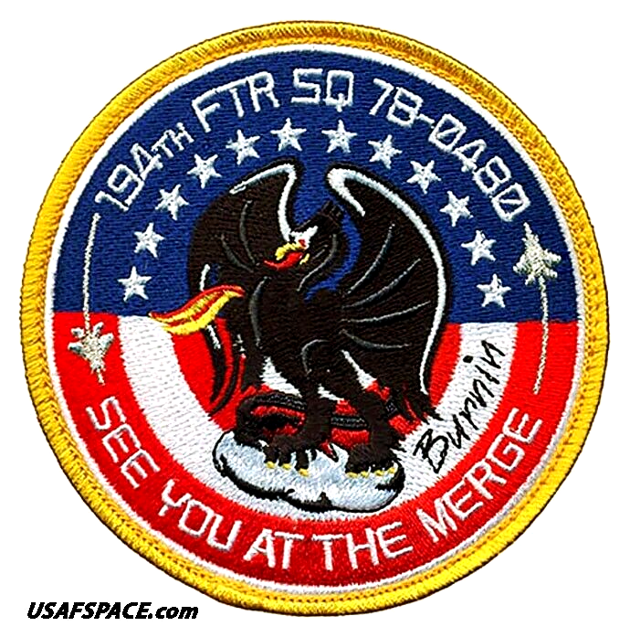 USAF 194th FIGHTER SQ -194 FS- F-15 -78-0480- CA ANGB-Fresno