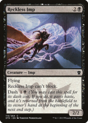 MTG Magic the Gathering Reckless Imp (115/272) Dragons of Tarkir LP
