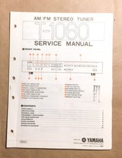 Yamaha T-1060 Tuner Service Manual Original 