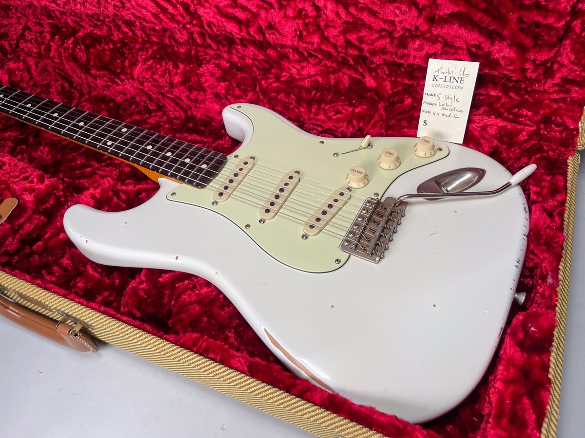 2006 K-Line S-Type #009 Stratocaster Style Olympic White Relic w