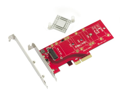Pcie 3.0 4x - M.2 Pcie 3.0 / Pcie Ahci or Nvme Low+high Profile Radiator