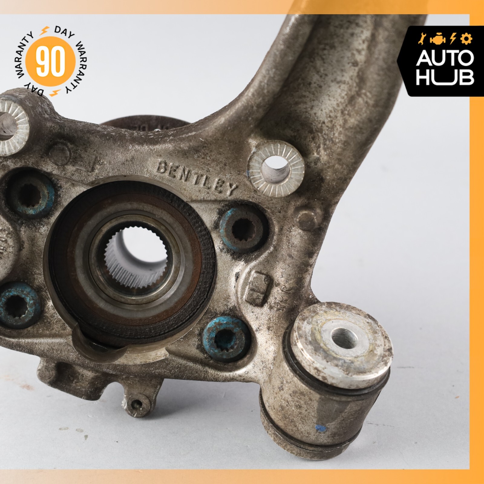 07-11 Bentley Continental GTC Rear Right Side Spindle Knuckle Hub OEM 62k