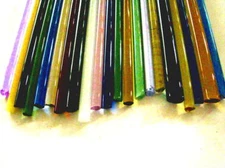 Devardi Glass COE 33 Boro 1 lb Assorted Borosilicate Rods, Lampworking, Blowing 