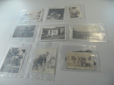 3F10 Vintage estate photo lot of 9 photos 1940's WWII uniforms fashion house