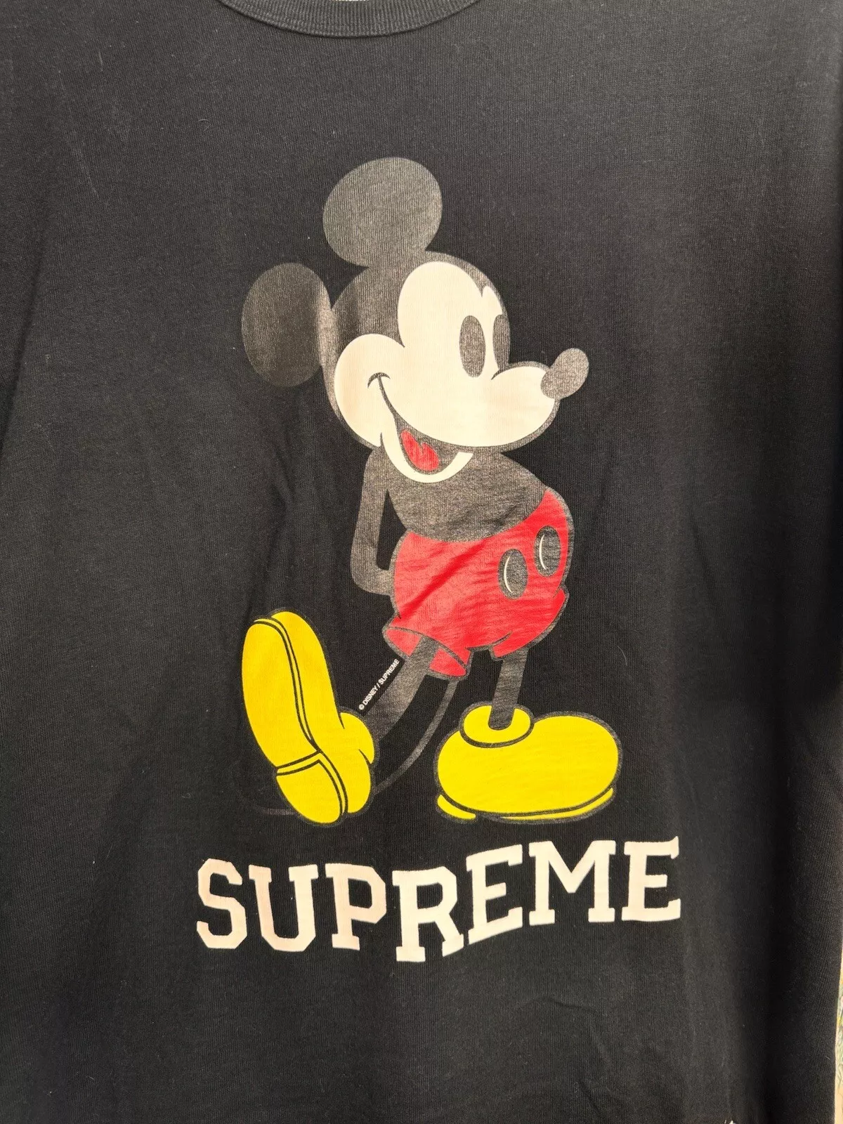 T shirt souris supreme Mickey noir large 