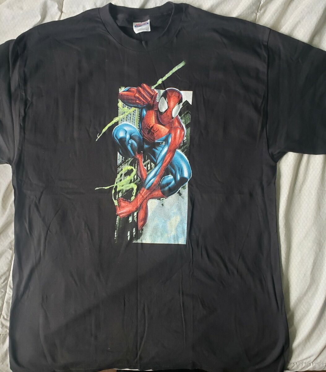 Vintage Marvel Comics Spider-Man graphitti t shirt XL 2002 Vintage Marvel Comics Spider-Man graphitti t shirt XL 2002
