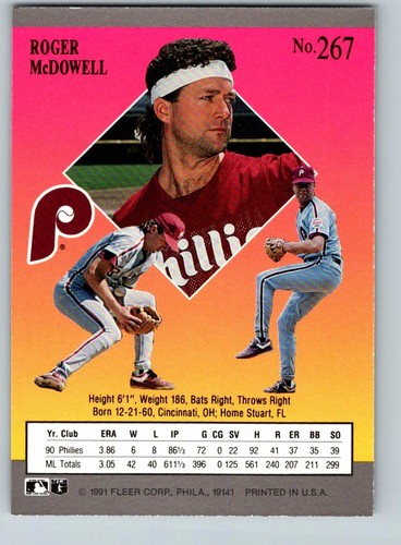 Cartes de baseball Fleer Ultra 1991 - U-Pick from list - Photo 101 sur 137