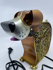 Decorative Electric Dog Fan Deco Breeze Metal Desk 9" Summer Kid's Fan / WORKS