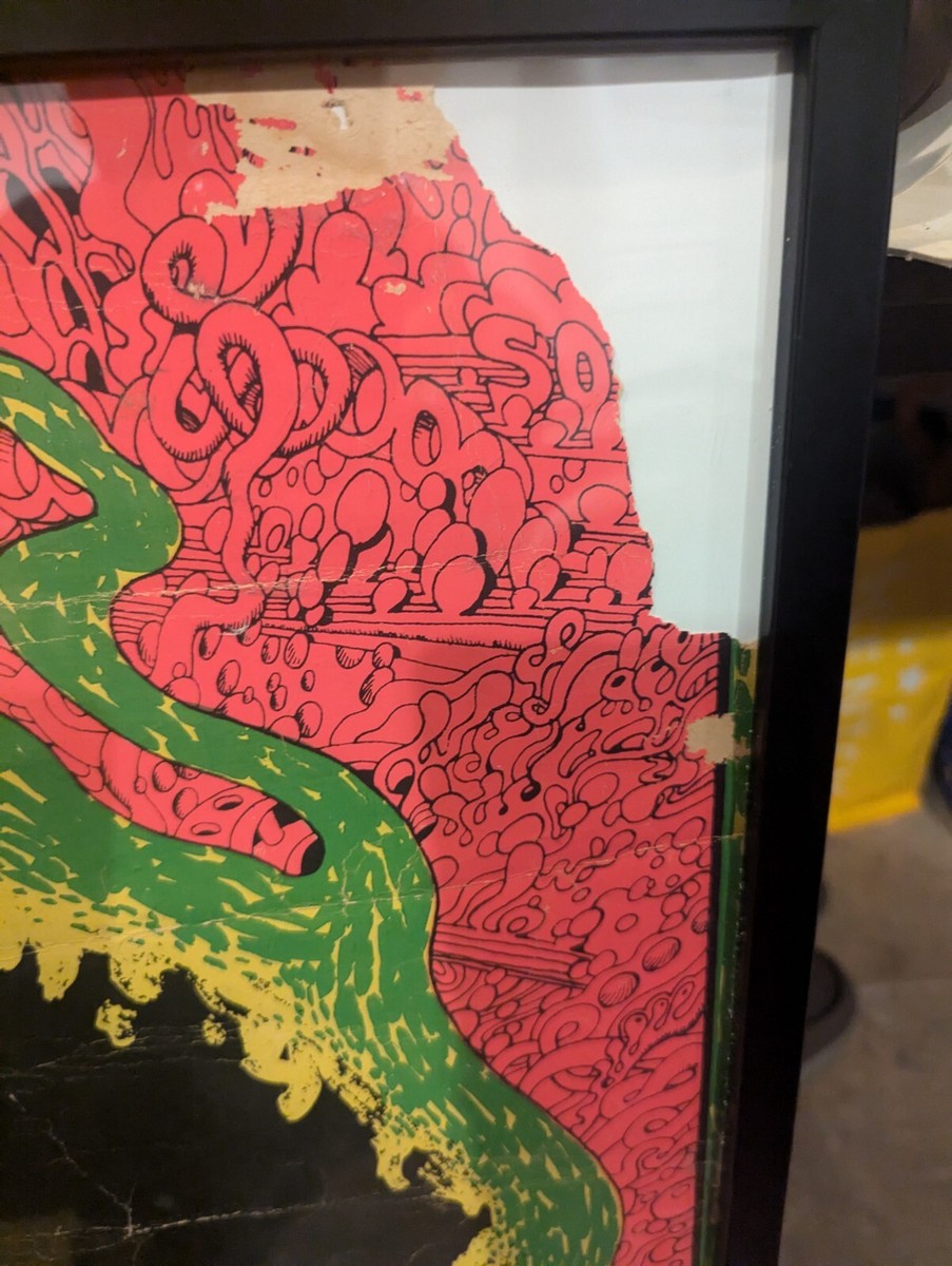 Original Jimi Hendrix The Experienced First Print Poster Black