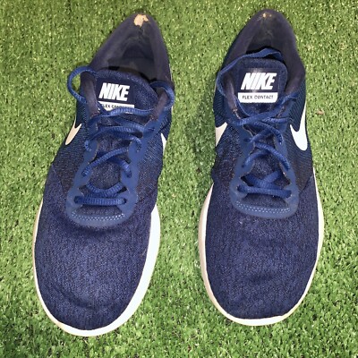 Nike Flex Contact Mens Size 9.5 Blue Athletic Running Shoes Sneakers 908983 400