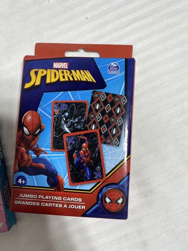 Lot Of 3 Card Games-Spider-Man PLAYING CARDS, Meow Match & Alphabet Flash 3+ - Picture 4 of 5