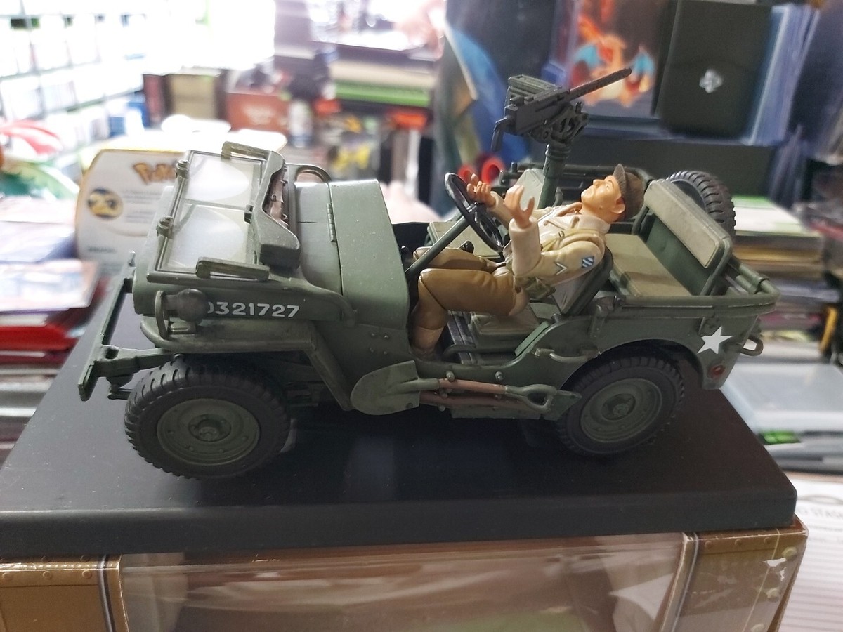 21St Century Toys 1:18 WW2 Jeep 50cal MachineGun US Soldiers XD