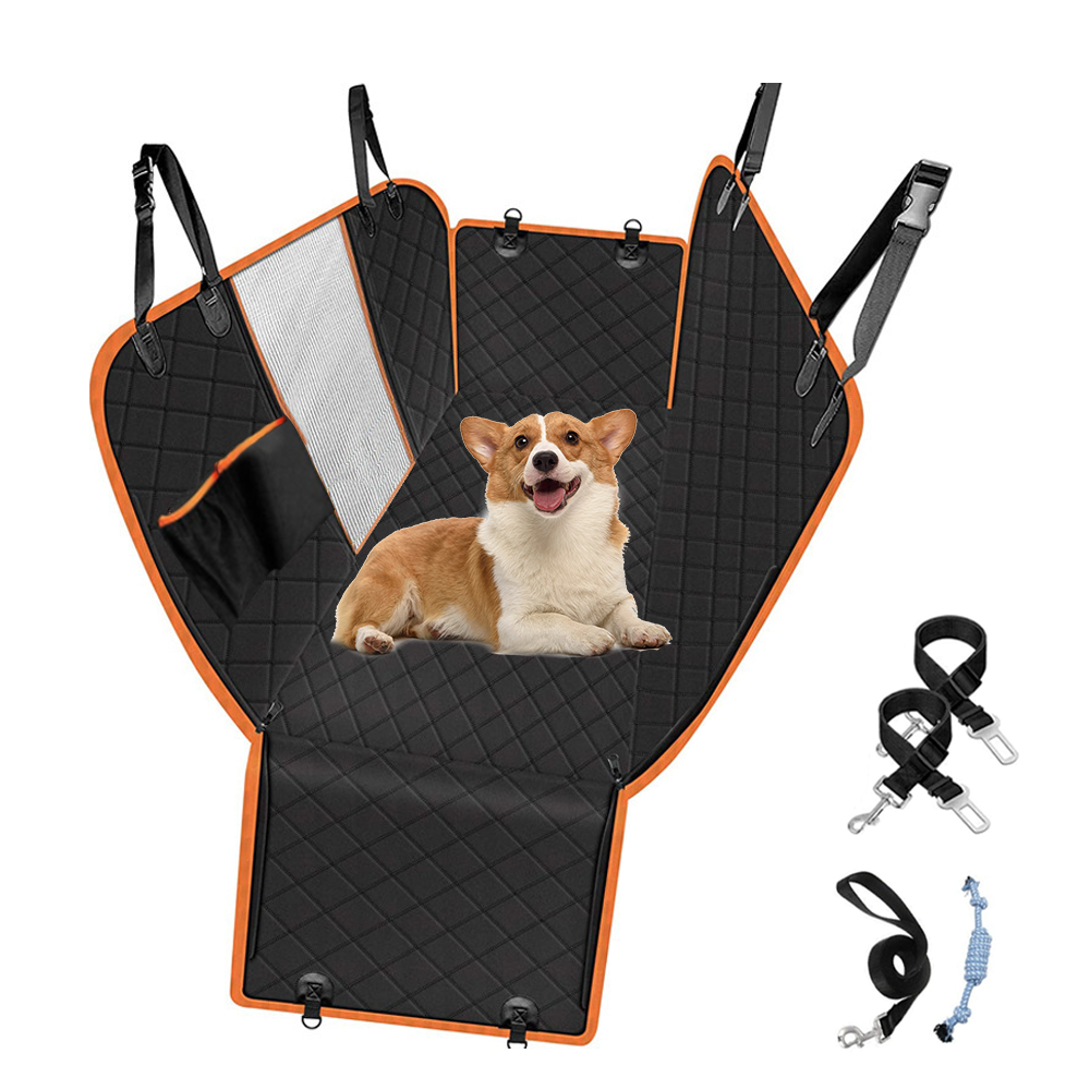 Premium Pet Car Cover Waterproof Cat Dog Back Seat Hammock NonSlip