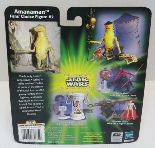 STAR WARS AMANAMAN & SALACIOUS CRUMB SEALED ACTION FIGURE POWER OF THE JEDI | eBay