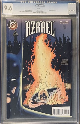 Azrael #2 DC Comics| CGC 9.6 | 3/95 Older Case Scratches Batman Appearance