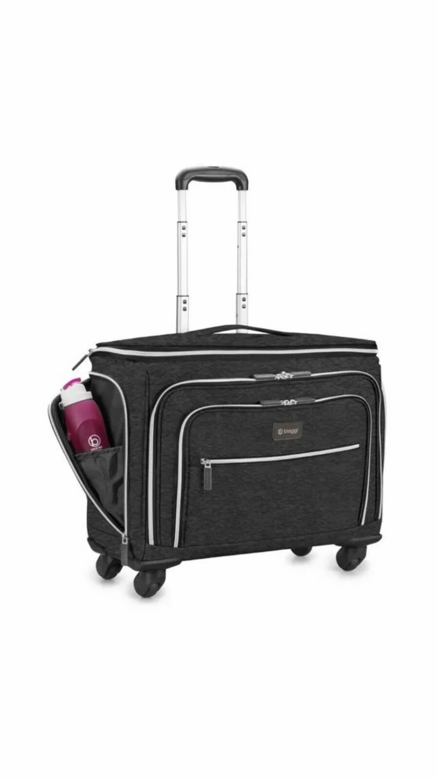 Biaggi Lift Off 2 Piece Set Luggage Black eBay