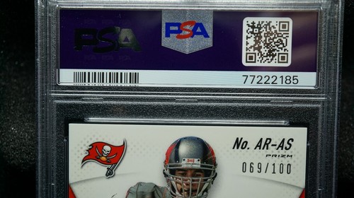 PSA 9 2014 Panini Prizm Austin Seferian-Jenkins Rc Auto Red Blue Buccaneers /100 - Picture 5 of 6