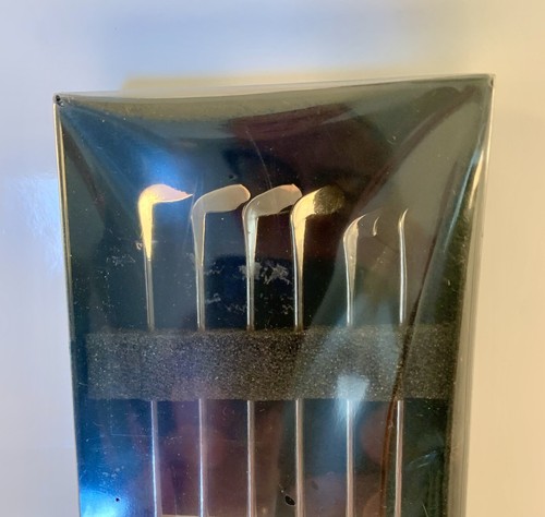 CADO Paris Made in France Set of 6 7" Golf Club Spoons NIB Old Stock - Picture 7 of 8