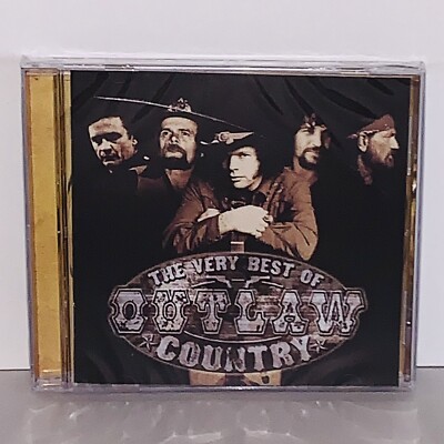 Factory Sealed The Very Best Of Outlaw Country by Various Artists CD
