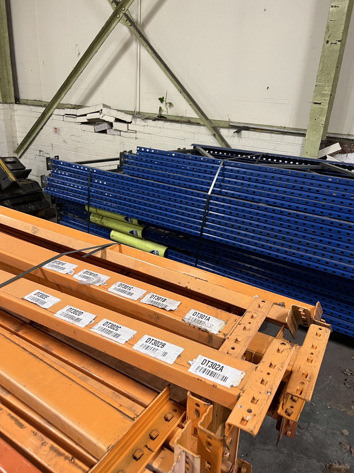 pallet racking shelving 4m X 1.10m Used Shelving | eBay