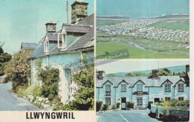 Llwyngwril Wales Multi Pictures Postcard with Stamp