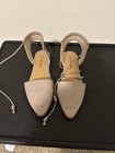 Lucky Brand Tan LK-MABONNEE Ankle Tie Flats Size 8 — photo 4