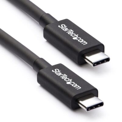 StarTech TBLT3MM2M Thunderbolt 3 Cable - 6 ft / 2m - 4K 60Hz - 20Gbps - USB C to