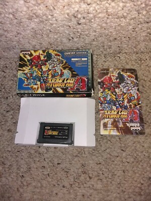 Super Robot Wars Gameboy Advance GBA Japan In Box Works Rare
