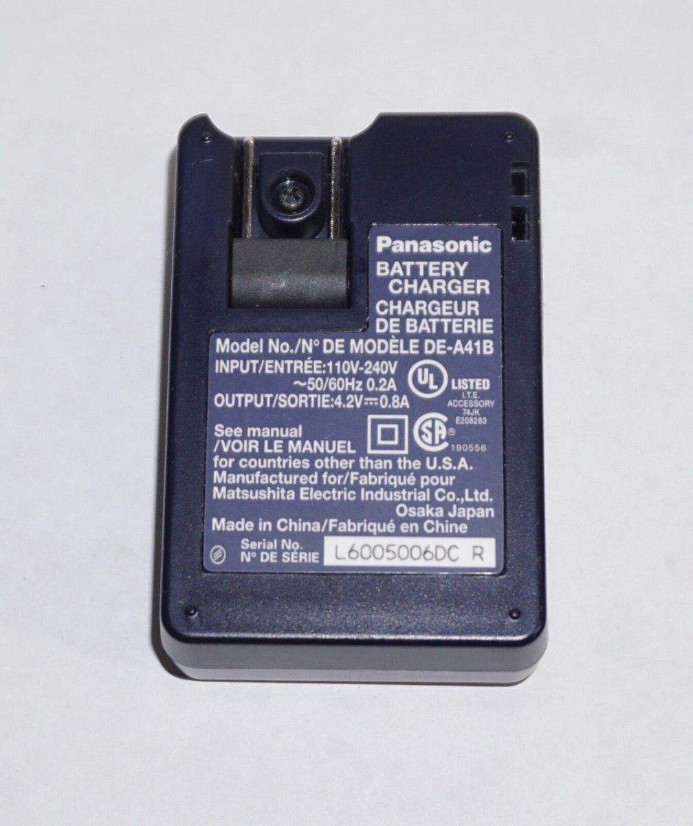 Panasonic LUMIX バッテリーチャージャー DE-A41 Panasonic Lumix DE-A41 OEM Camera Battery Charger. USED | eBay