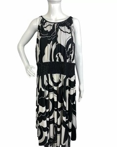 dress barn black and white dress