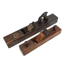 Vintage 22" & 16" Wooden Plane Lot -  Ohio Tool Co usa as is art deco 