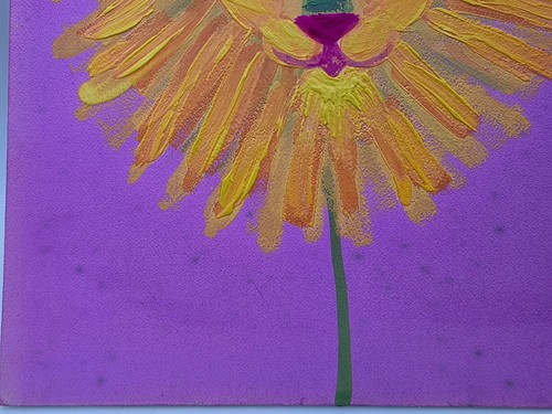 DANDY LION DANDELION Rosalind Welcher signed original art c60s-70s Panda Prints - Picture 6 of 8