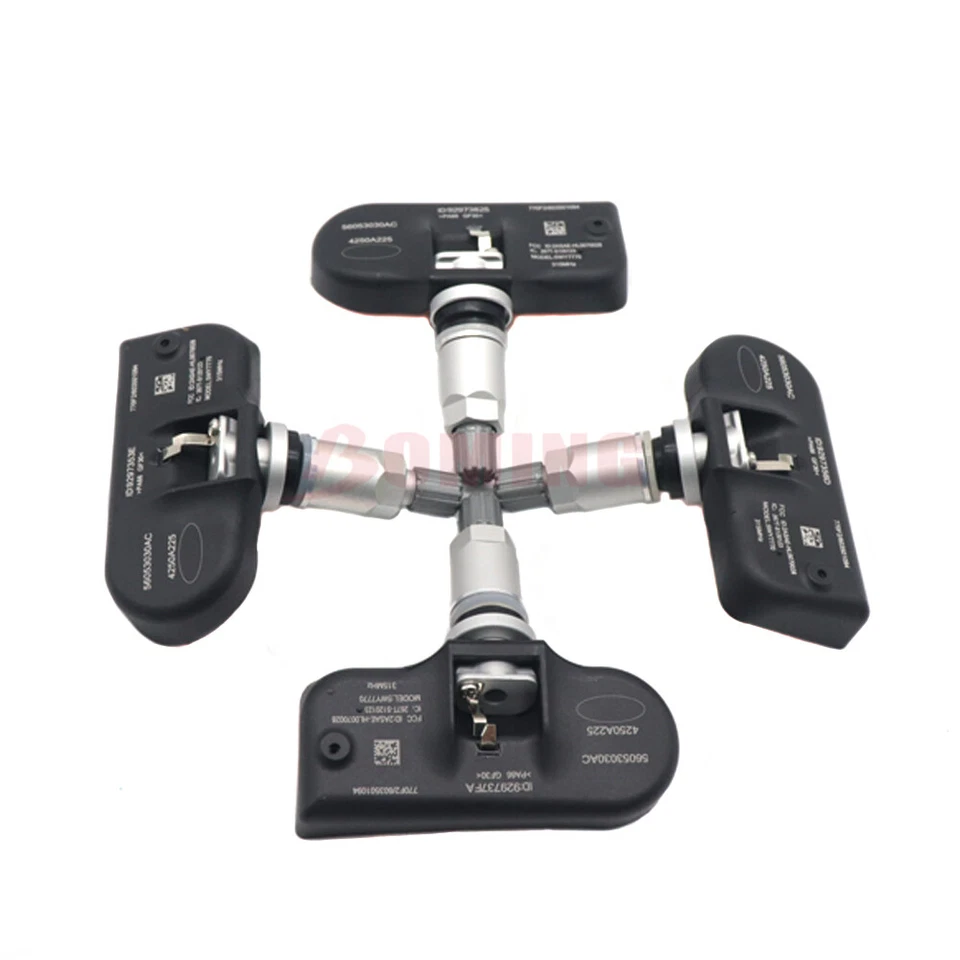 NUEVO 4 PIEZAS 56053030AC SENSOR DE PRESIÓN DE NEUMÁTICOS TPMS para Chrysler Dodge Jeep 315MHz Foto 2 de 4