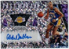 2019-20 Panini Prizm Kareem Abdul-Jabbar #FB-KAJ Fast Break Auto