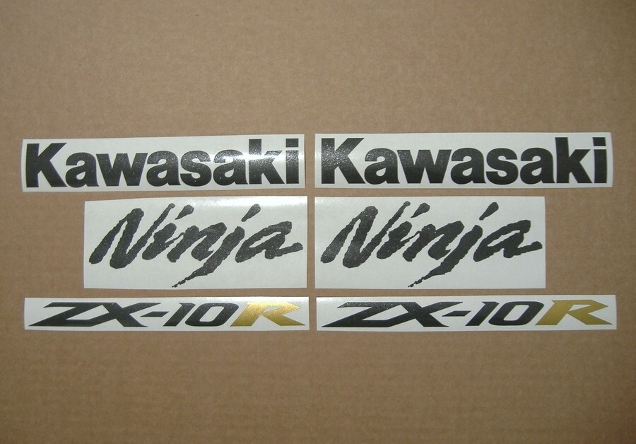 Stickers for ZX-10R ninja 2004 replica decals kit pattern 1000 set adesivi