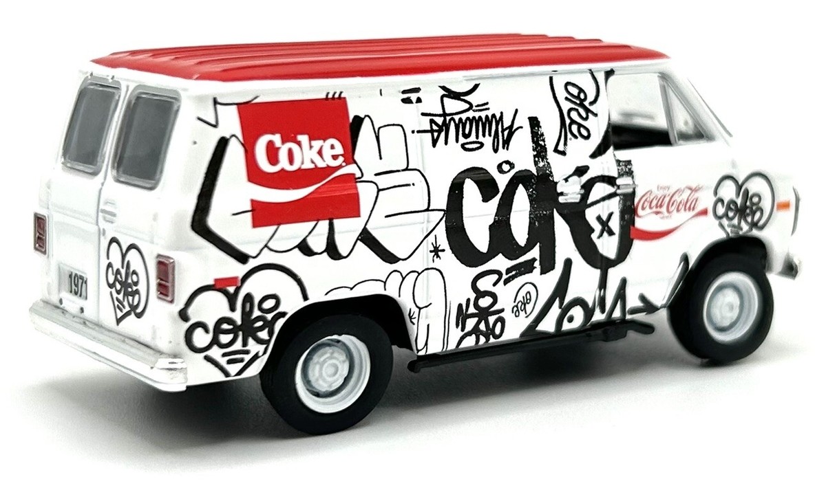 M2 MACHINES AUTO HAULERS 1971 CHEVY VAN G10 LOOSE COCA-COLA