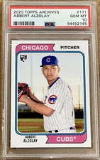 2020 Topps Archives #171 Adbert Alzolay Rookie PSA 10 GEM MINT RC