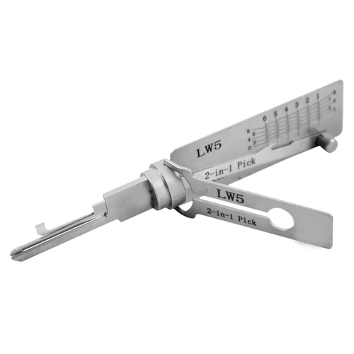 NEU 2 in 1 Pick Lishi Werkzeug KW1,KW5,SC1-R/L,SC4-R/L,LW5,AM5,M1,LW5 MS2 Neu - Bild 20 von 21