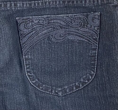 Marks & Spencer M&S Womens Dark Indigo Jeans, Size 12 (Medium) - Picture 13 of 13