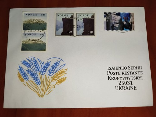 Envelope Norvay Solidarity with Ukraine Support for Ukraine Putin Go F**k