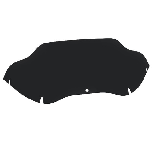 For Harley Road Glide FLTRU FLTRX 1998-2013 12 9.5" Windshield Black Windscreen - Foto 4 di 12