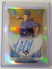 2014 Bowman Chrome Draft Sean Reid-Foley Refractor Auto Autograph Rookie RC