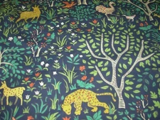 10 YDS~ROBERT ALLEN TIGER ANIMALS COTTON DRAPERY UPHOLSTERY FABRIC FOR LESS
