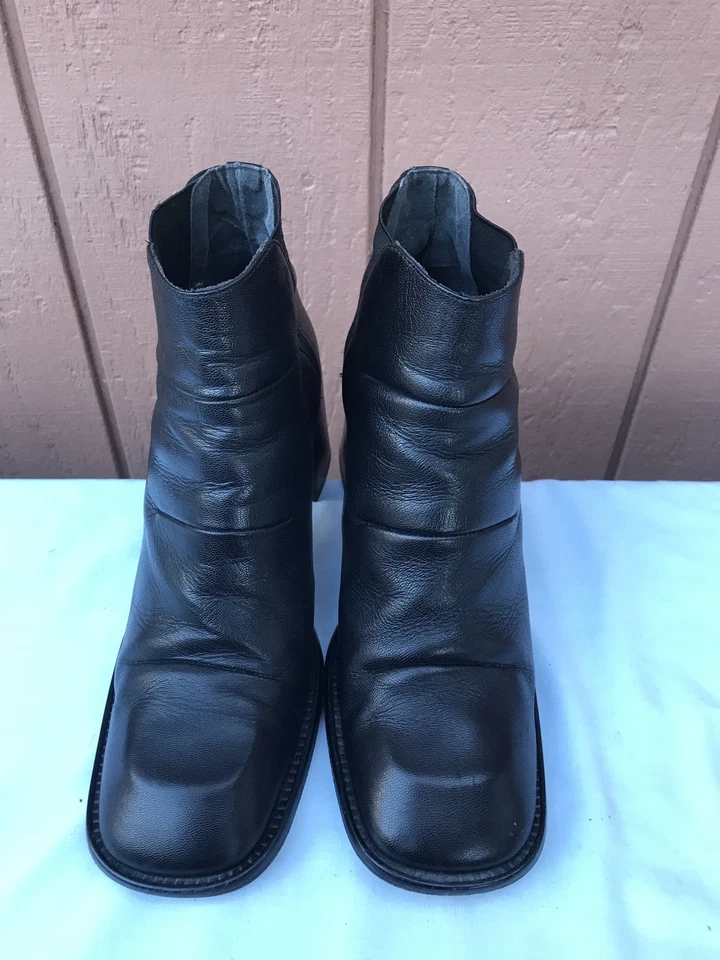 Женские черные кожаные сапоги FILIPPO RAPHAEL США 8,5 евро 40 - Изображение 3 из 4
