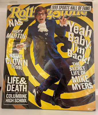 ROLLING STONE MAGAZINE -issue # 814 OS-6-10-1999  Cover; Mike Myers