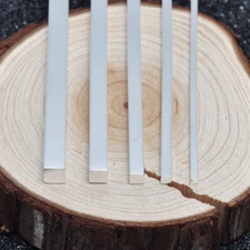 Sterling Silver Half Hard Square Wires 0.5mm 0.6mm 0.7mm 0.8mm 0.9mm 1mm 1.2mm